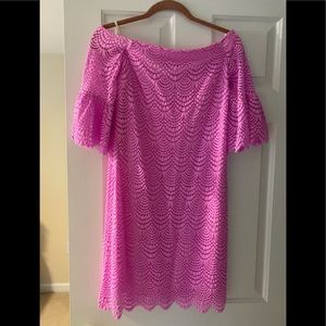 Lily Pulitzer Dress worn once off shoulder